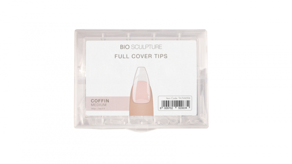 FULL COVER NAIL TIPS - COFFIN MEDIUM (360 STÜCK) - TIP BOX